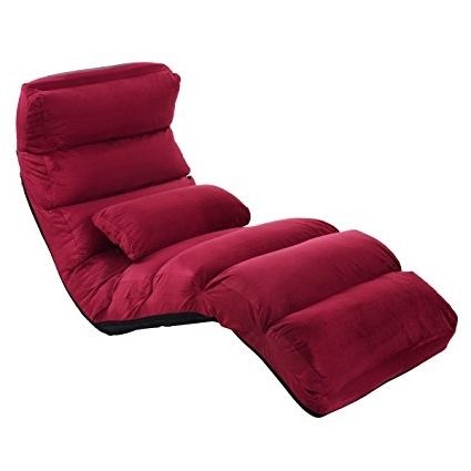 Amazon: Giantex Folding Lazy Sofa Chair Stylish Sofa Couch Throughout Most Recent Lazy Sofa Chairs (View 3 of 10)
