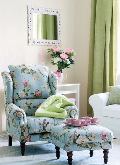 Armchairs Regarding Most Popular Floral Sofas And Chairs (View 10 of 10)