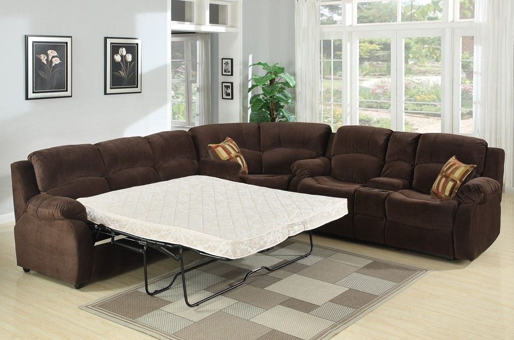 Bed Sectional Couch Tracey Recliner Sleeper Sectional Sofa S3net Within Most Recently Released Sleeper Sectional Sofas (Photo 2 of 10)