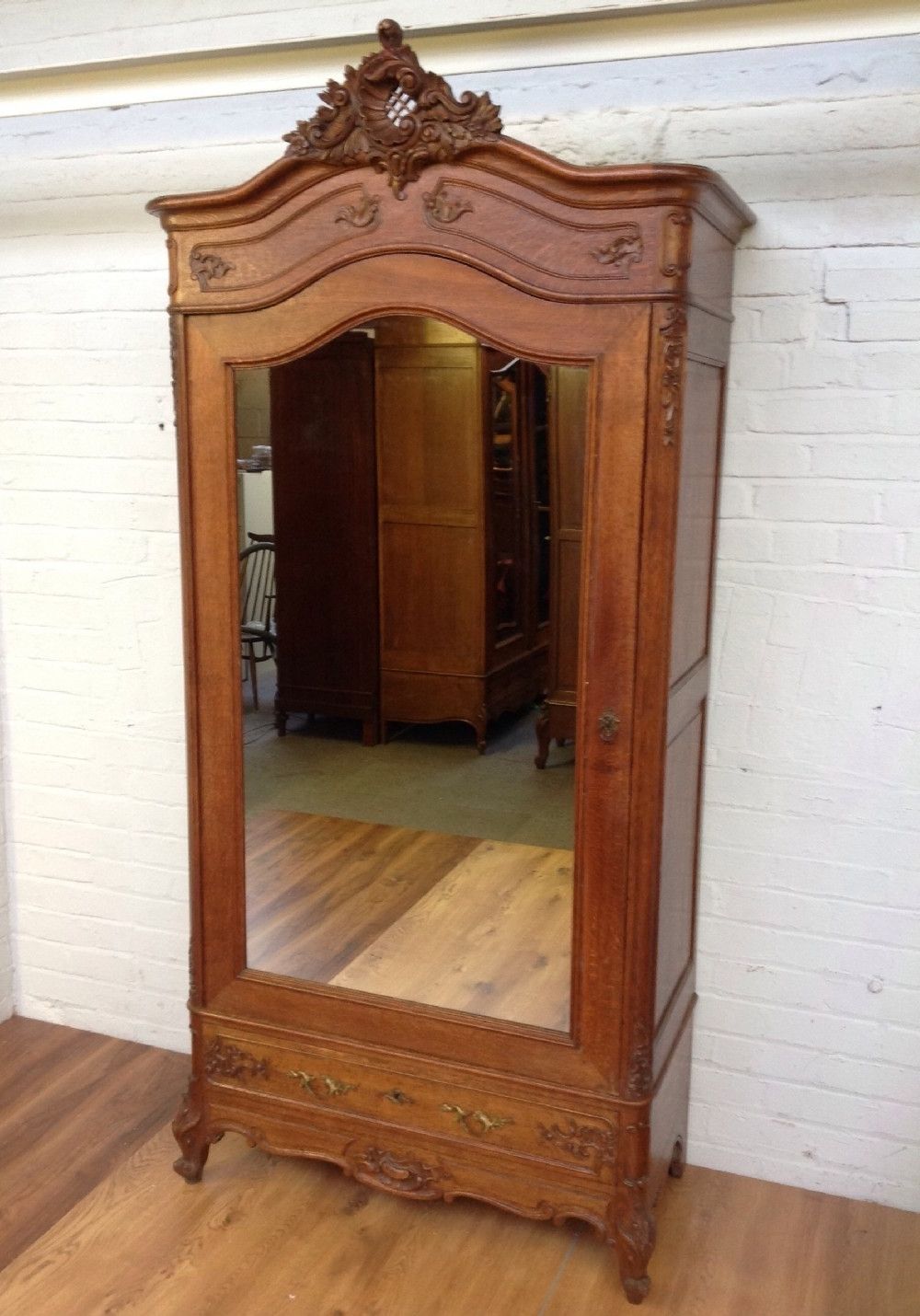 Best And Newest Carved Oak French Armoire (View 10 of 15)