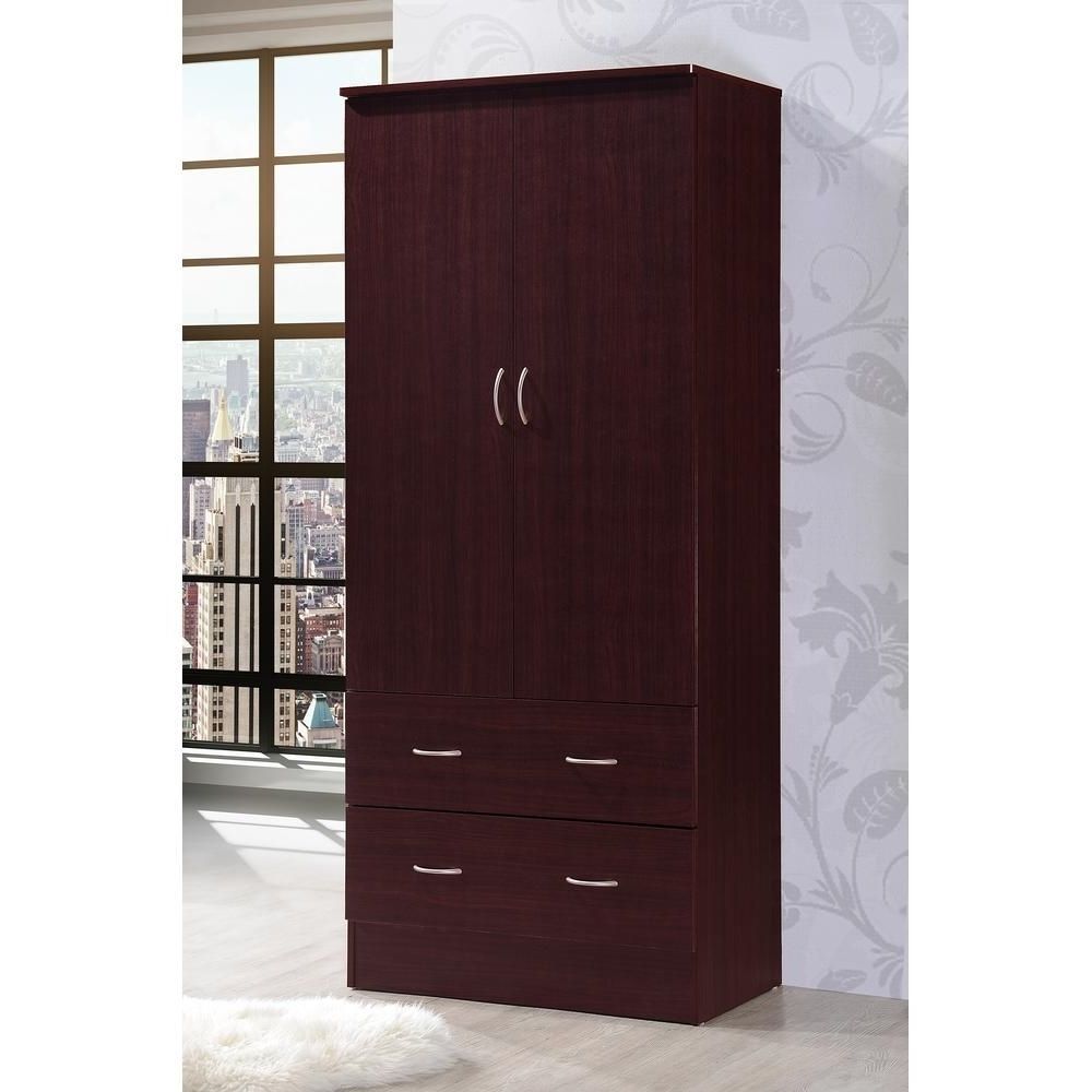 Best And Newest Cheap Double Wardrobes Pertaining To Top Bedroom Closet Cheap Double Wardrobes Sliding Door Armoire (View 13 of 15)