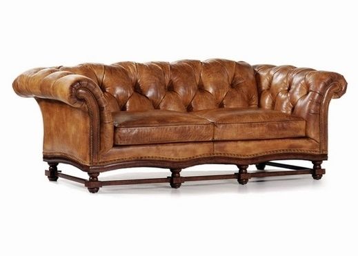 Best And Newest Full Grain Leather Sofas With Regard To Fancy Full Grain Leather Sofa Carol Beck Home April  (View 7 of 10)