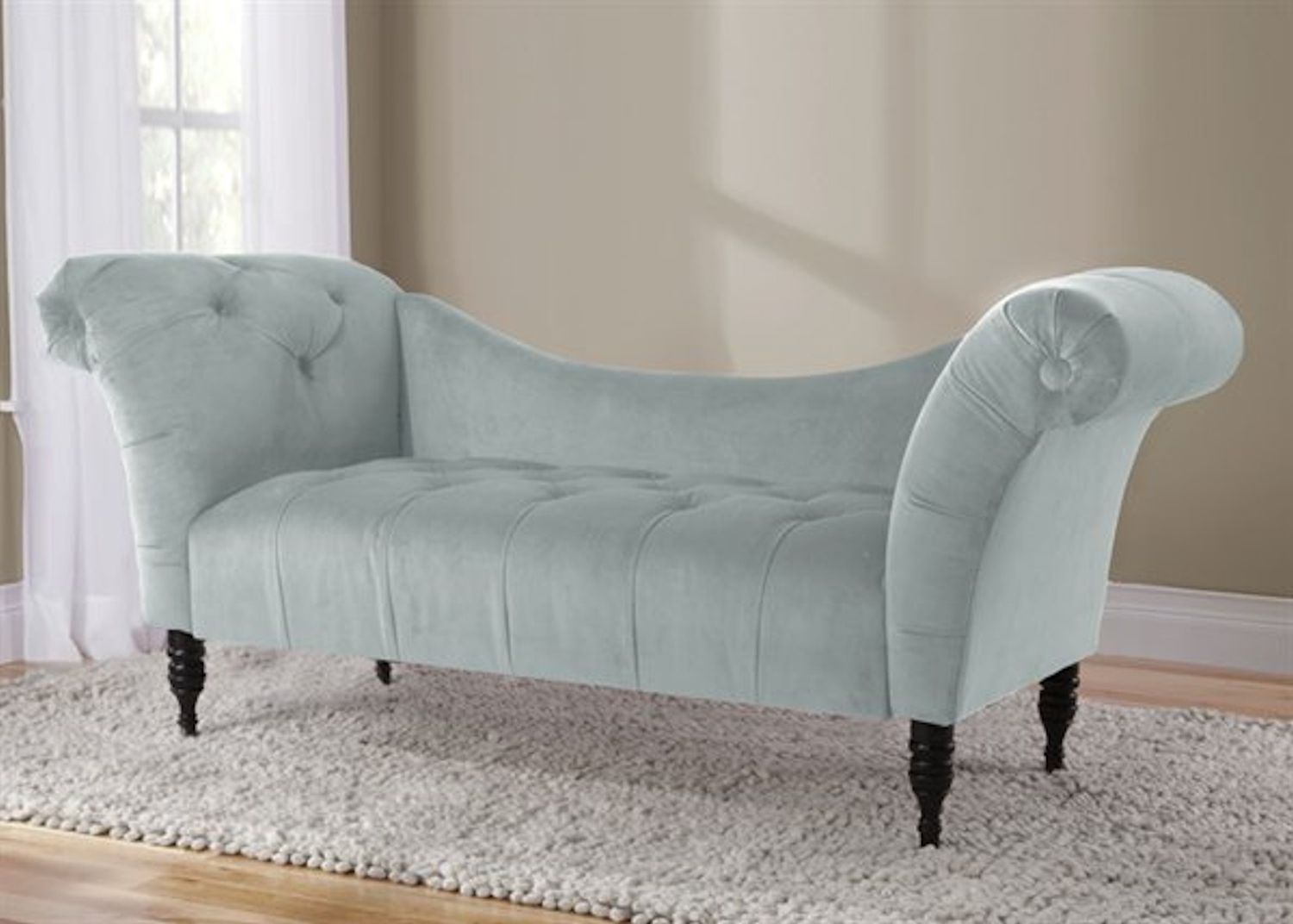 Best Home Chair Decoration For Recent Alessia Chaise Lounge Tufted Chairs (View 6 of 15)