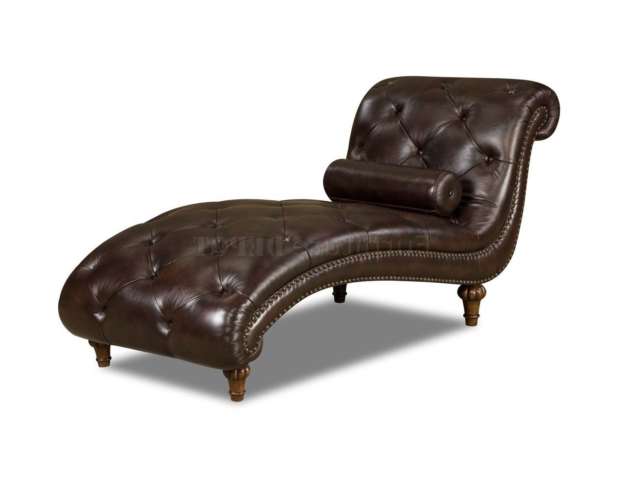 Brown Leather Chaise Lounge Chair • Lounge Chairs Ideas Inside Well Liked Brown Leather Chaises (View 9 of 15)