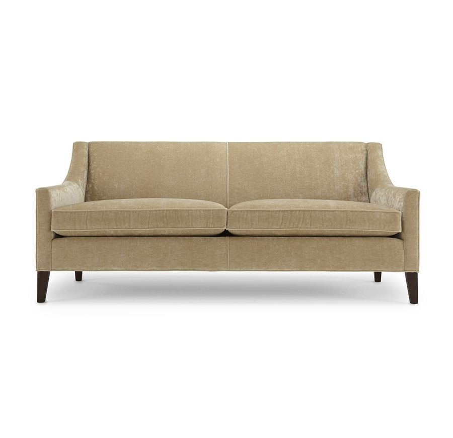 Casual Sofas And Chairs For Favorite Formal Living Area: This Smaller Scale, Clean Line Sofa Can Go (Photo 10 of 10)