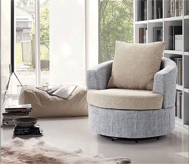 Casual Sofas And Chairs For Widely Used Simple Fashion Fabric Armchair Small Apartment Living Room Corner (Photo 9 of 10)