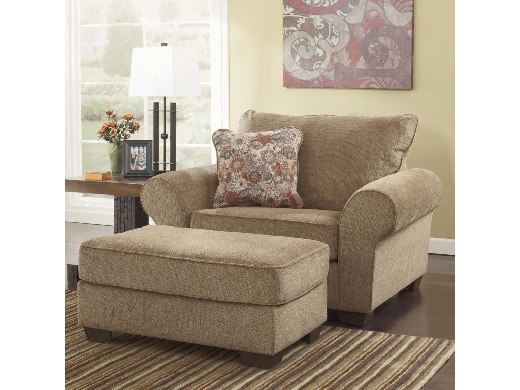 Chair And A Half With Ottoman Regarding Most Recent Big Lots Chaise Lounges (Photo 1 of 15)