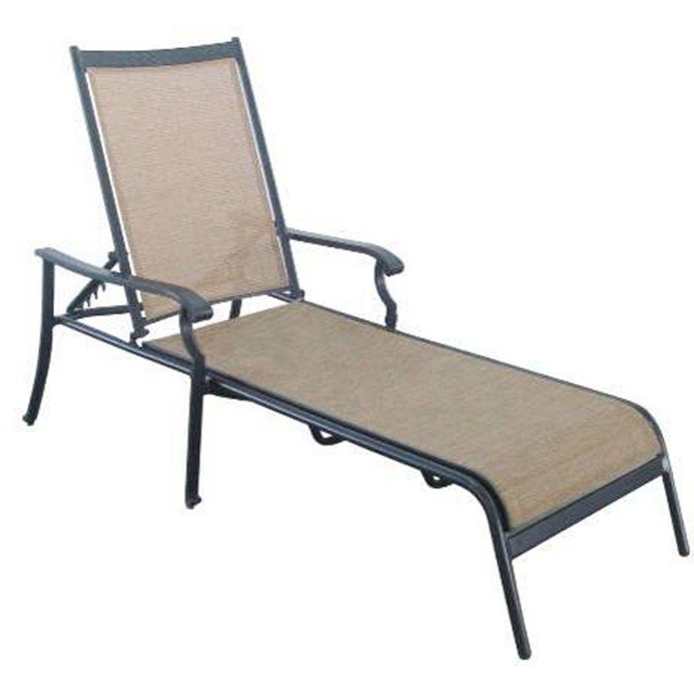 Chaise Lounge Chairs For Patio Within Popular Hampton Bay Solana Bay Patio Chaise Lounge As Acl 1148 – The Home (View 2 of 15)