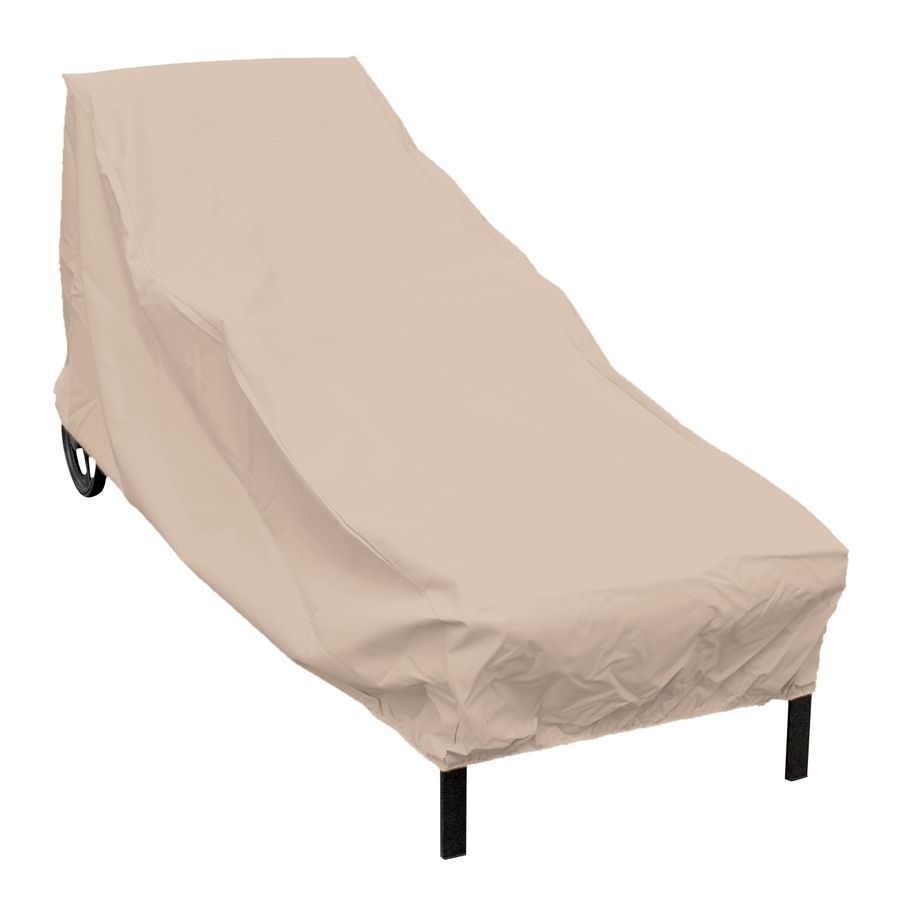 Chaise Lounge Covers In Preferred Shop Elemental Tan Polyester Chaise Lounge Cover At Lowes (View 7 of 15)