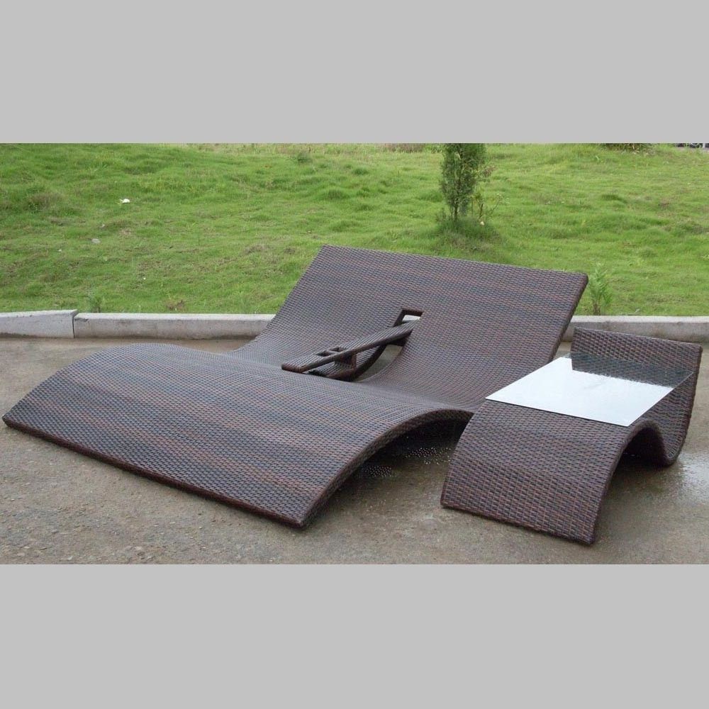 Chaise Lounge Intended For Trendy Double Outdoor Chaise Lounges (Photo 3 of 15)