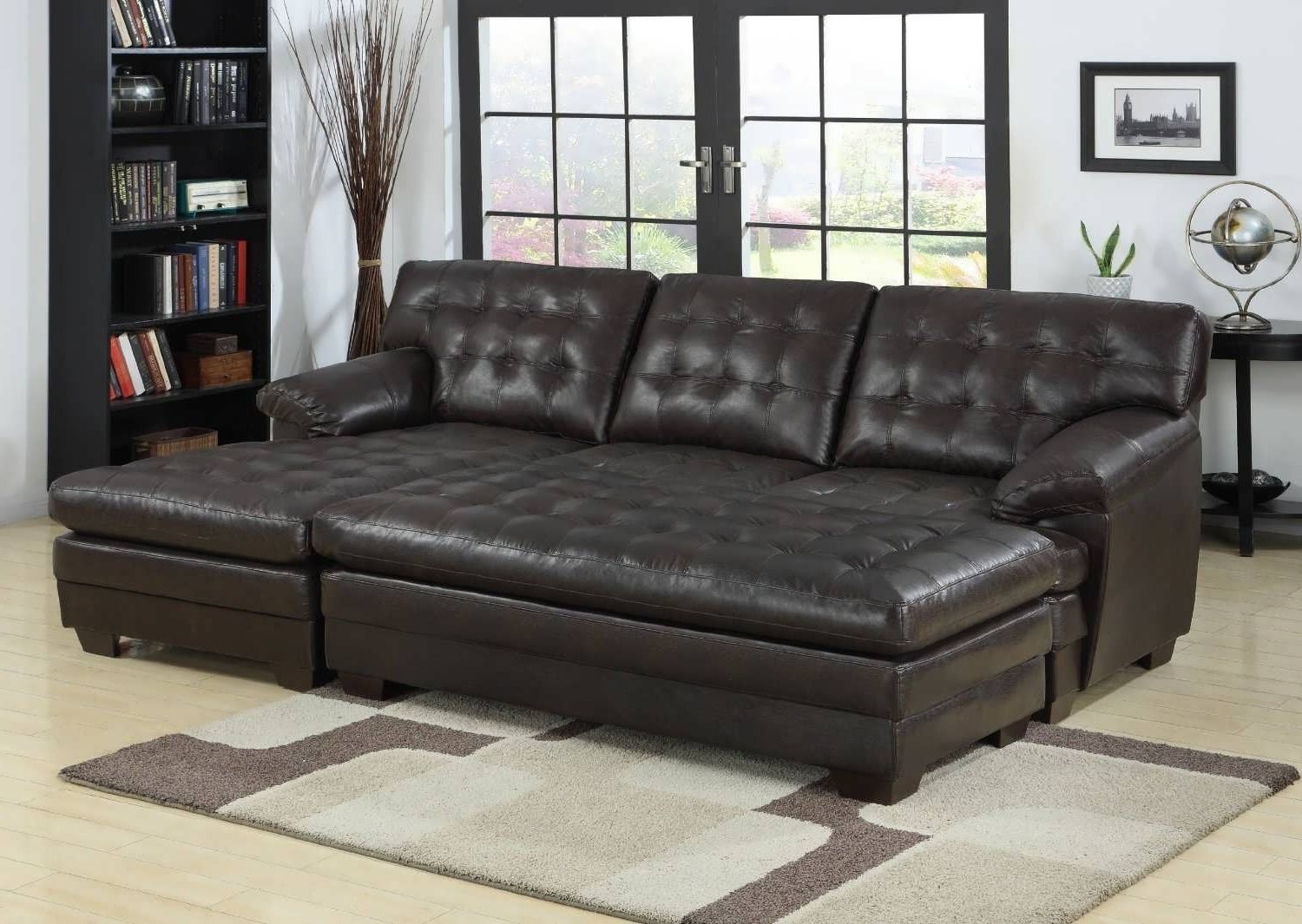 Chaise Lounge Sectionals Pertaining To Most Recent Sofa : Sectional Sofas Big Sectional Couch Wrap Around Couch Best (View 8 of 15)