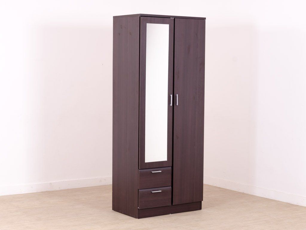 Cheap 2 Door Wardrobes Within Latest Wardrobe With Mirror For Sale 4 Door And Drawers Two Jewellery (View 7 of 15)