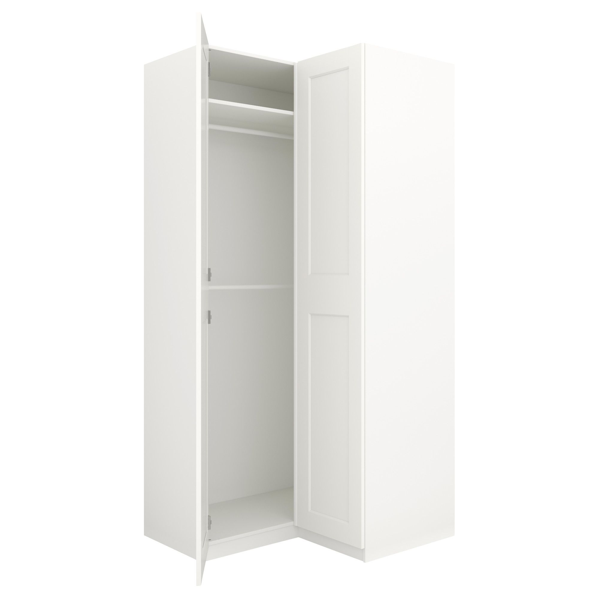Cheap Corner Wardrobes Intended For Famous Pax Corner Wardrobe – Ikea (View 1 of 15)
