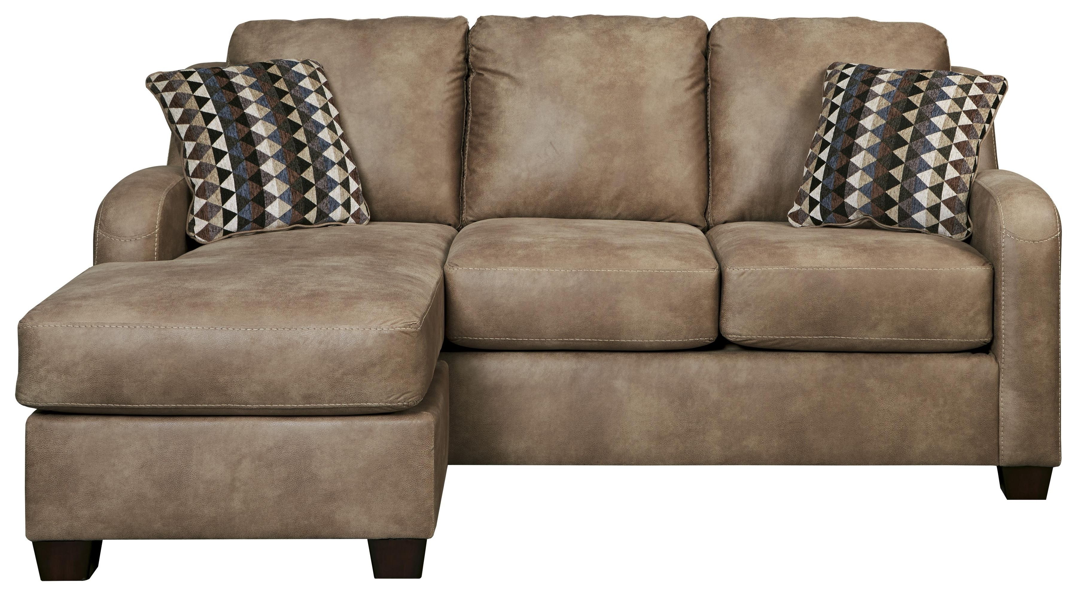Contemporary Faux Leather Sofa Chaisebenchcraft (View 1 of 15)