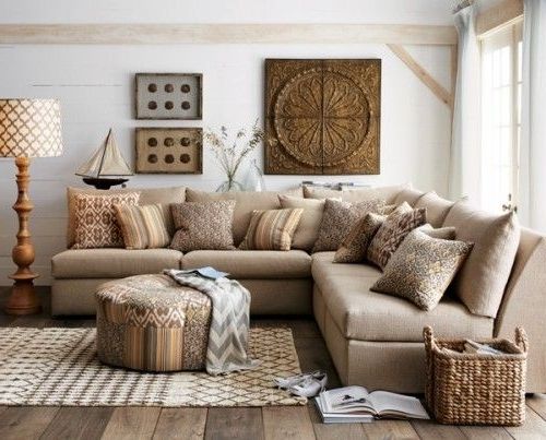 Cottage Style Sofas And Chairs Regarding Fashionable Cottage Style Couches Cottage Sofas And Loveseats Brown Sofa With (Photo 1 of 10)