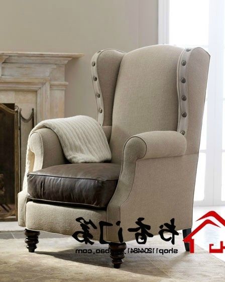 Current American Village Single European High Backed Chair Tiger Chair With High Back Sofas And Chairs (View 7 of 10)