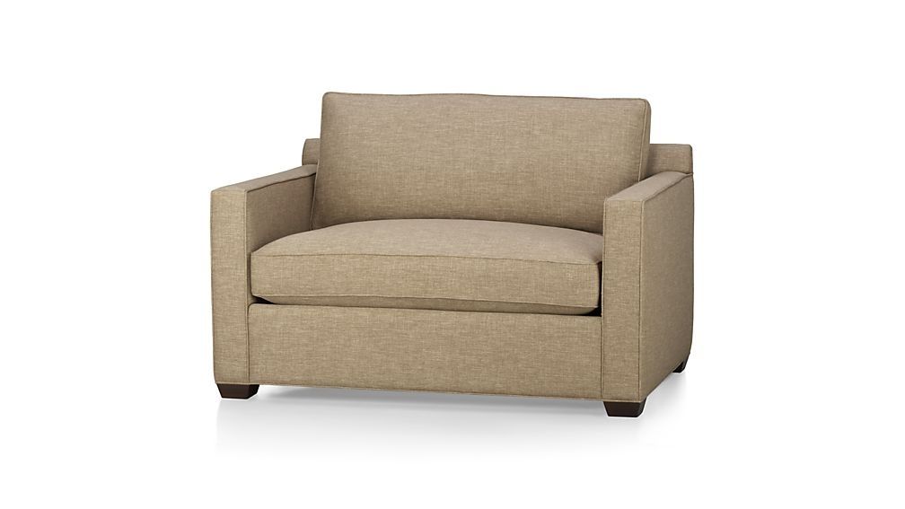 Current Best Twin Sleeper Sofas Davis Twin Sleeper Sofa Crate And Barrel Intended For Twin Sleeper Sofa Chairs (View 6 of 10)