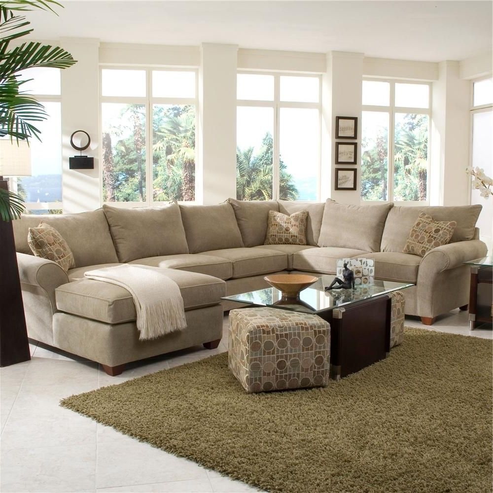 Current Chaise Lounge Sectionals With Klaussner Fletcher Spacious Sectional With Chaise Lounge (Photo 4 of 15)