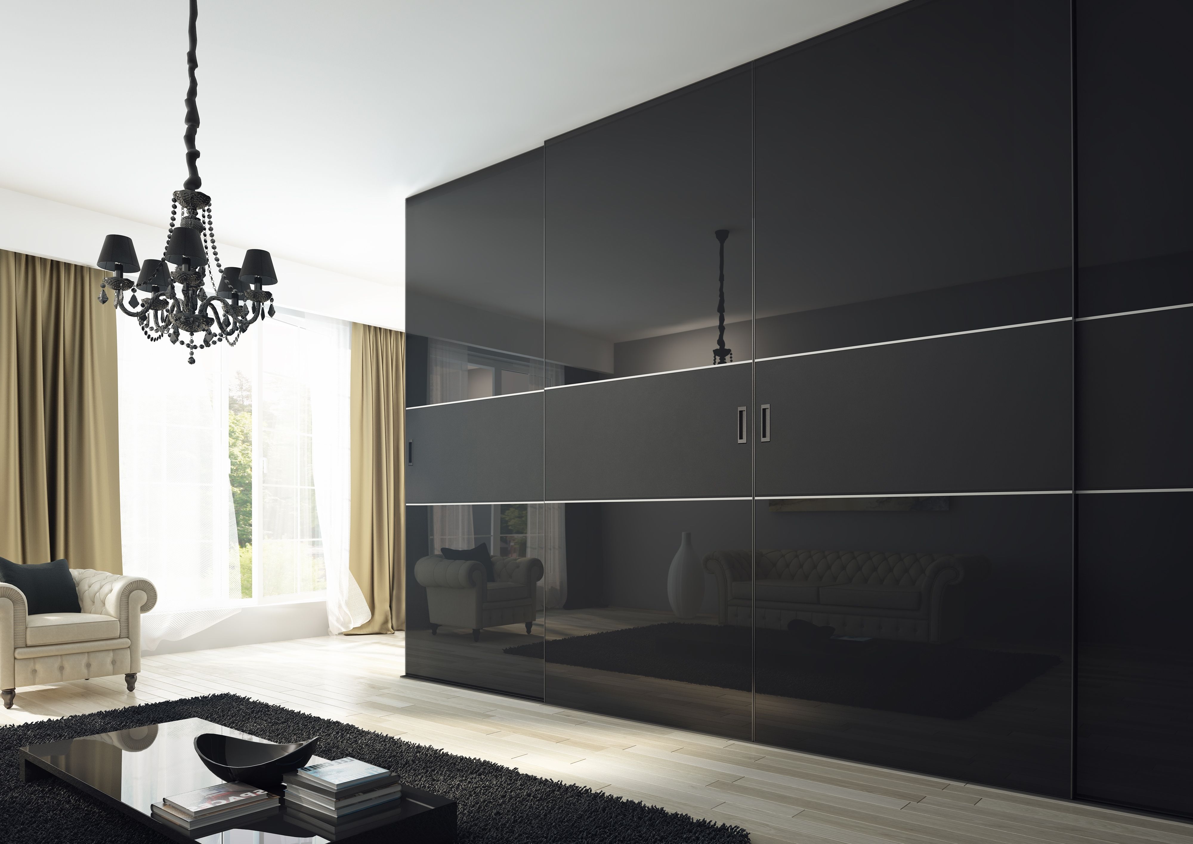Current Kleiderhaus Fitted Furniture, Wardrobes And Sliding Doors Pertaining To Cheap Black Gloss Wardrobes (View 9 of 15)