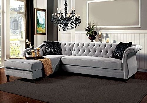Featured Photo of Top 10 of Tufted Sectional Sofas with Chaise