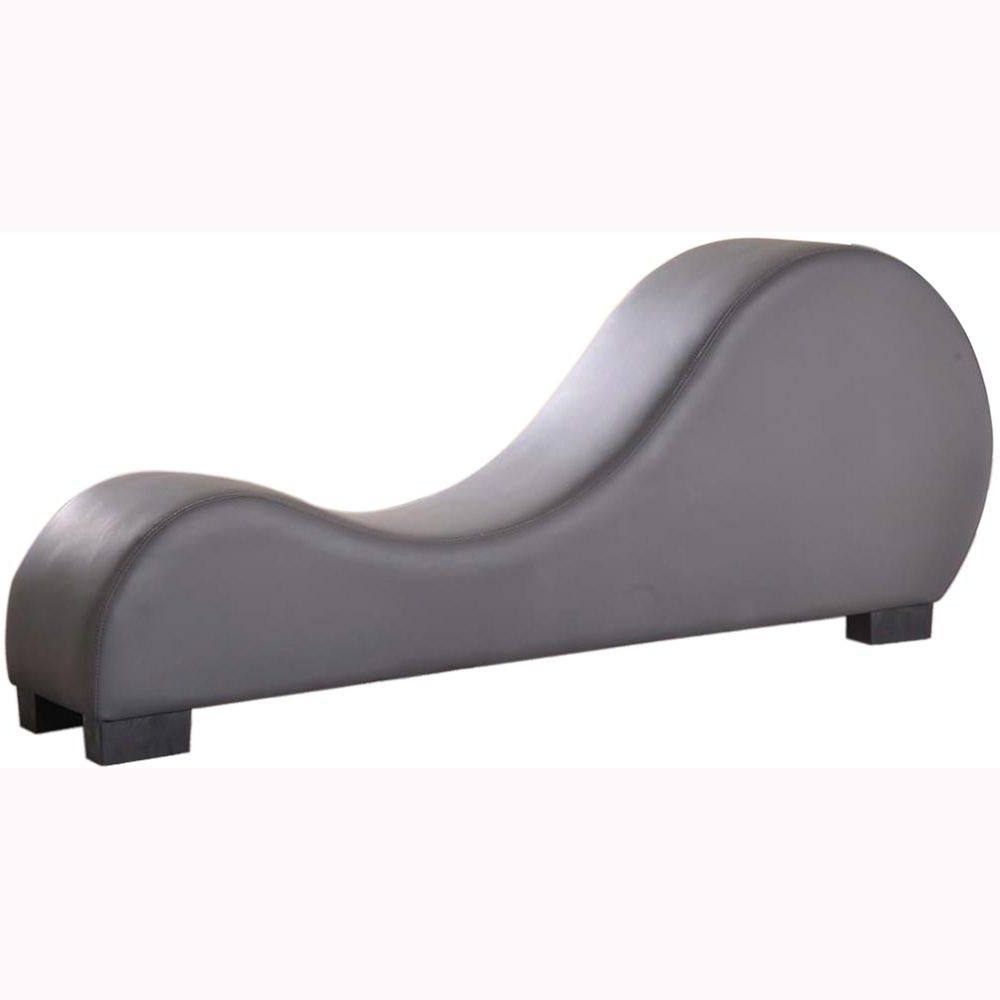 Curved Chaise Lounges Pertaining To Well Liked Gray – Chaise Lounges – Chairs – The Home Depot (Photo 7 of 15)