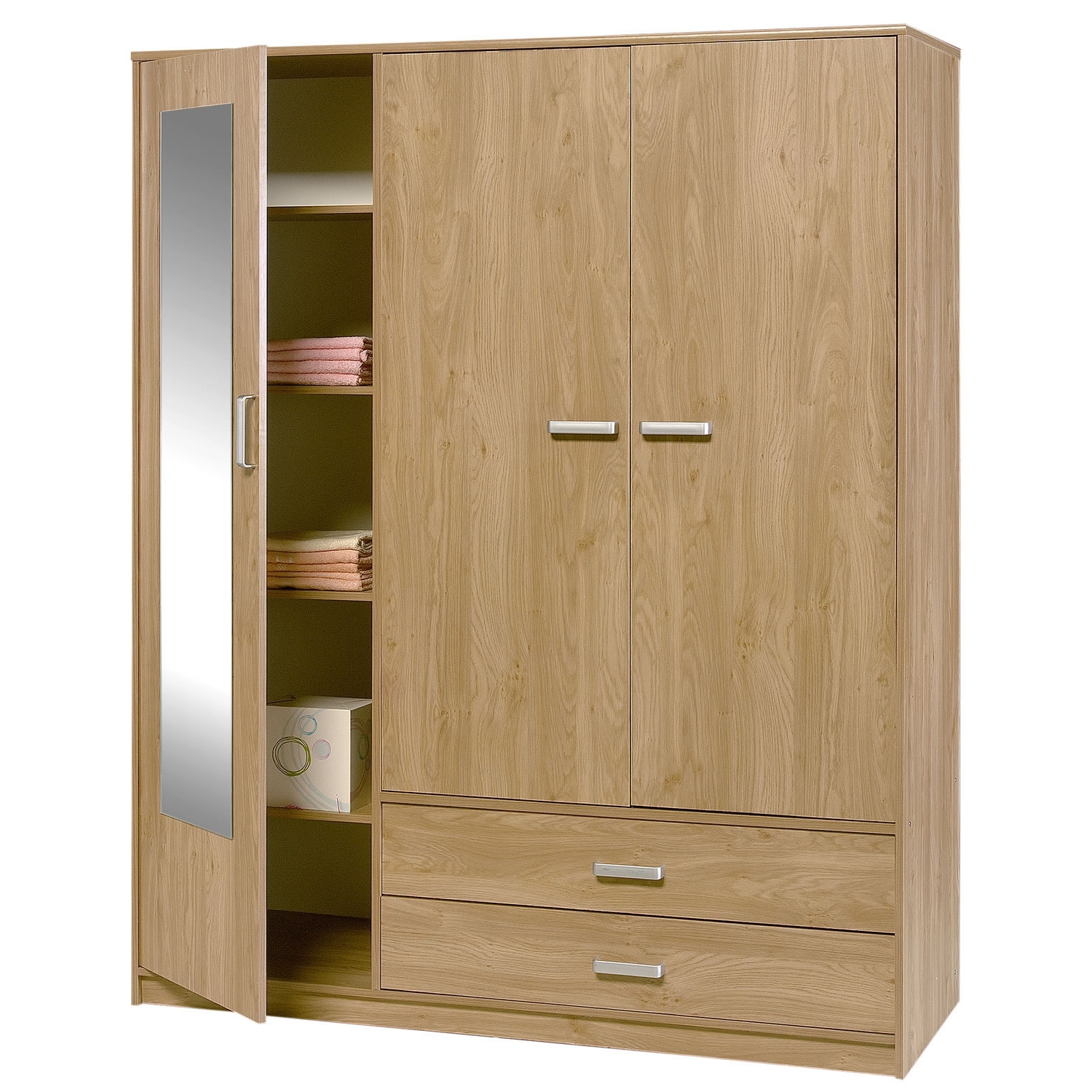 Door With With Most Recent Oak 3 Door Wardrobes (Photo 1 of 15)