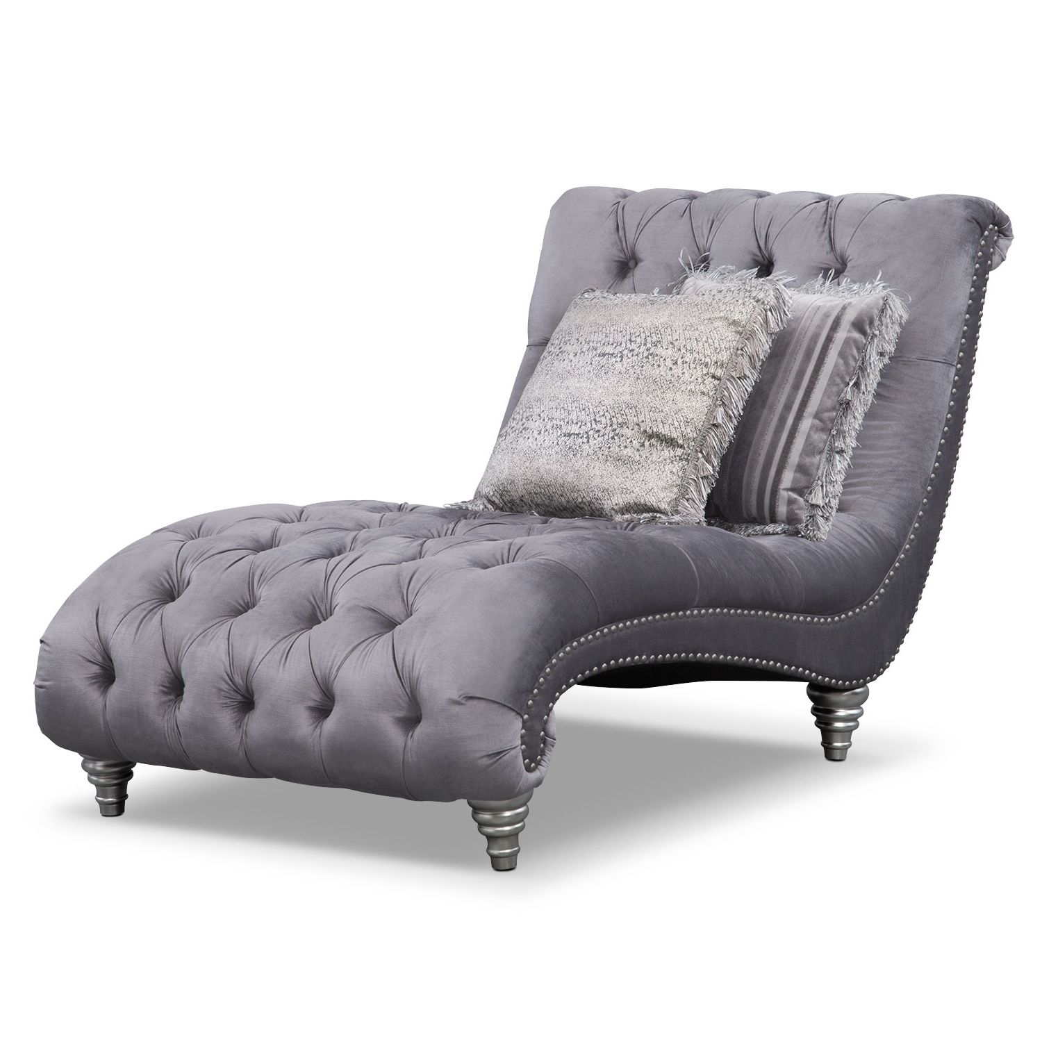 Elegant Chaise Lounge Chairs With Popular Gray Chaise Lounge Chair • Lounge Chairs Ideas (View 11 of 15)