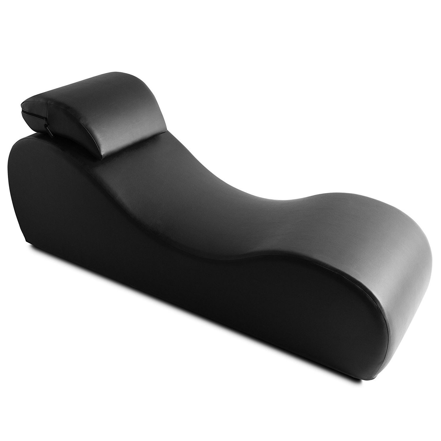 Esse Chaises In Recent Amazon: Liberator Esse Chaise, Black Faux Leather: Health (Photo 3 of 37)