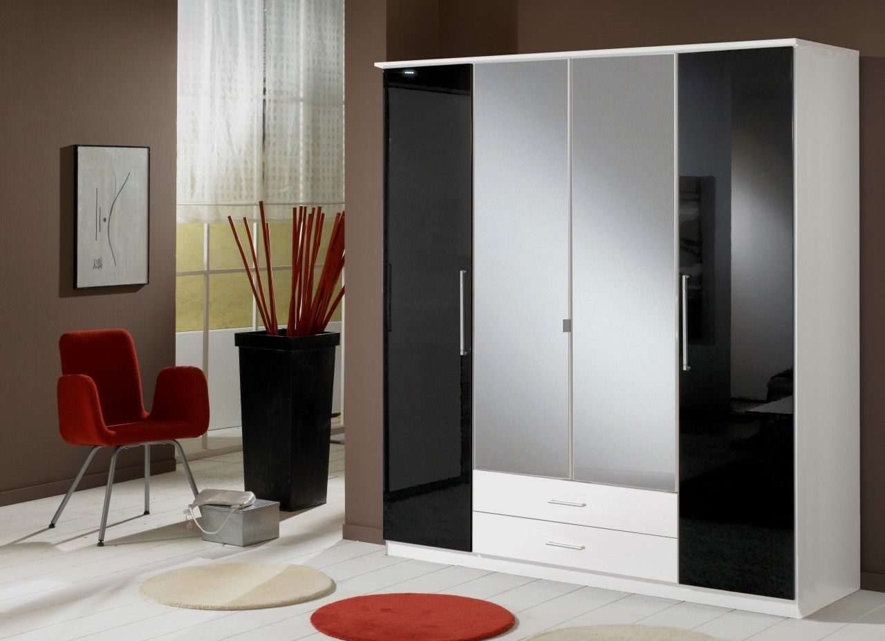Famous Black Shiny Wardrobes Throughout High Gloss Paint Bedroom Furniture Wardrobes 2017 That Can Make (View 3 of 15)