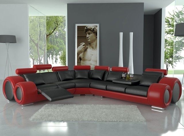 Famous Fancy Sofas Intended For 133) Fancy – Franco Bonded Leather Sectional Sofatosh (View 1 of 10)