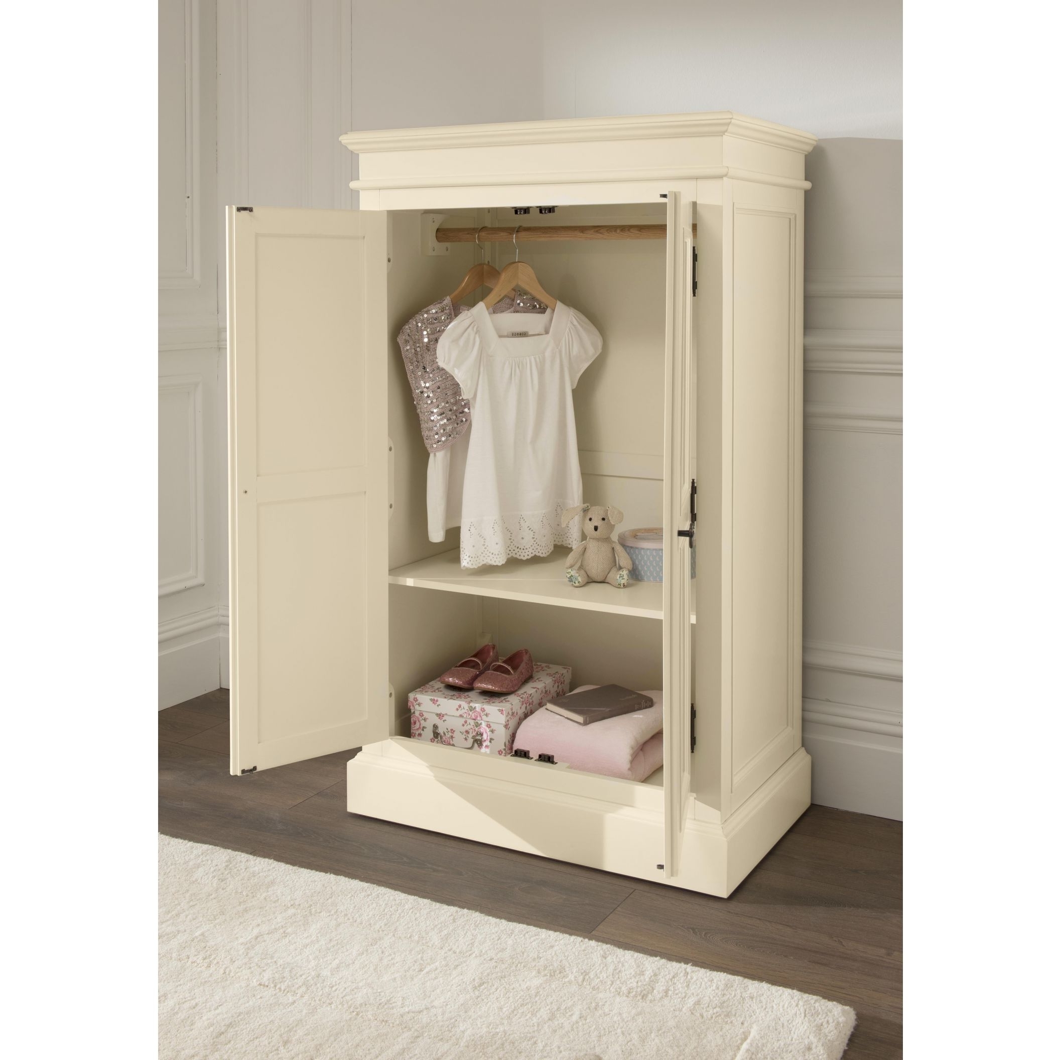 Famous Shabby Chic Small Wardrobe With Regard To Small Wardrobes (Photo 1 of 15)