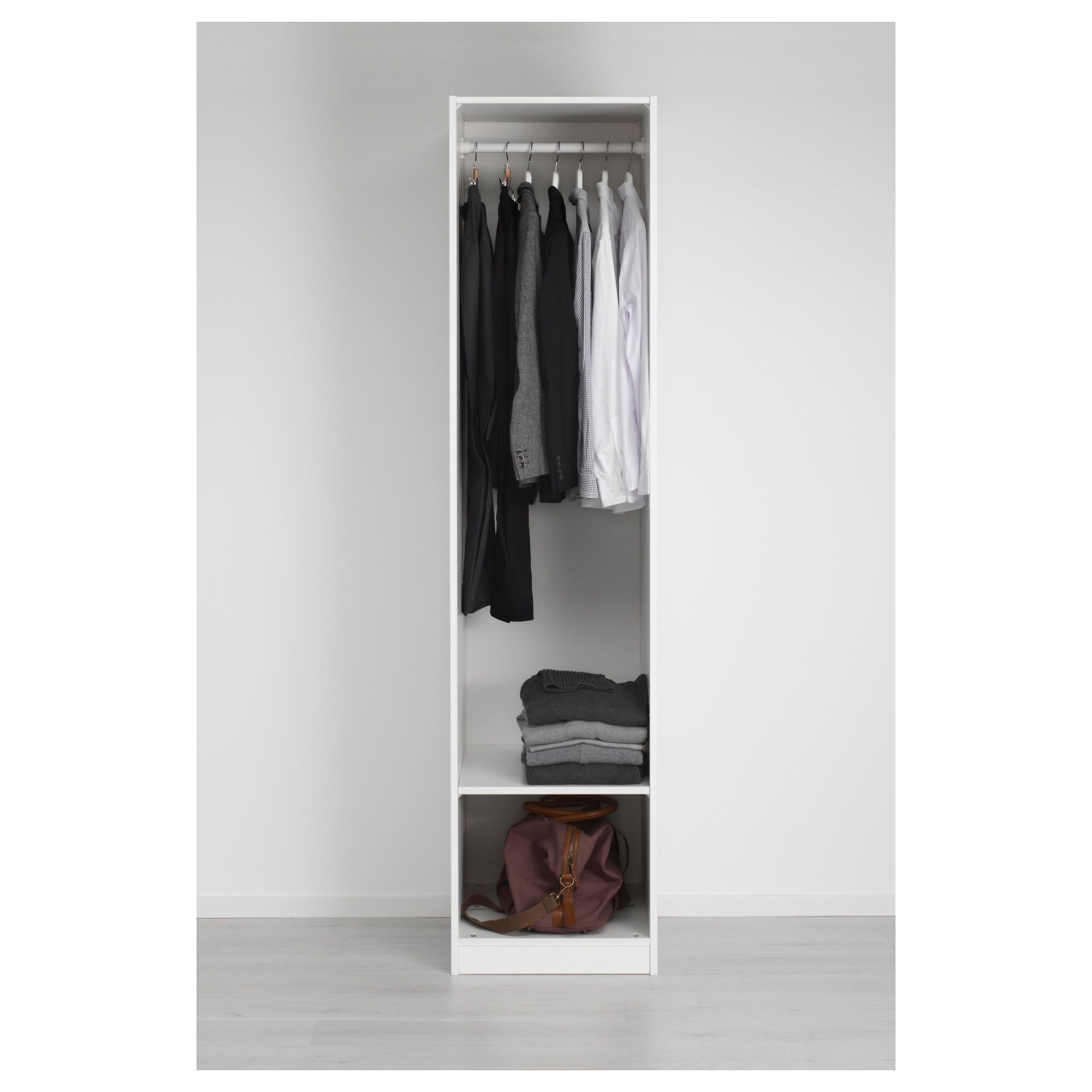 Fashionable Single Door Mirrored Wardrobes For Pax Wardrobe White/vikedal Mirror Glass 50x60x201 Cm – Ikea (View 5 of 15)