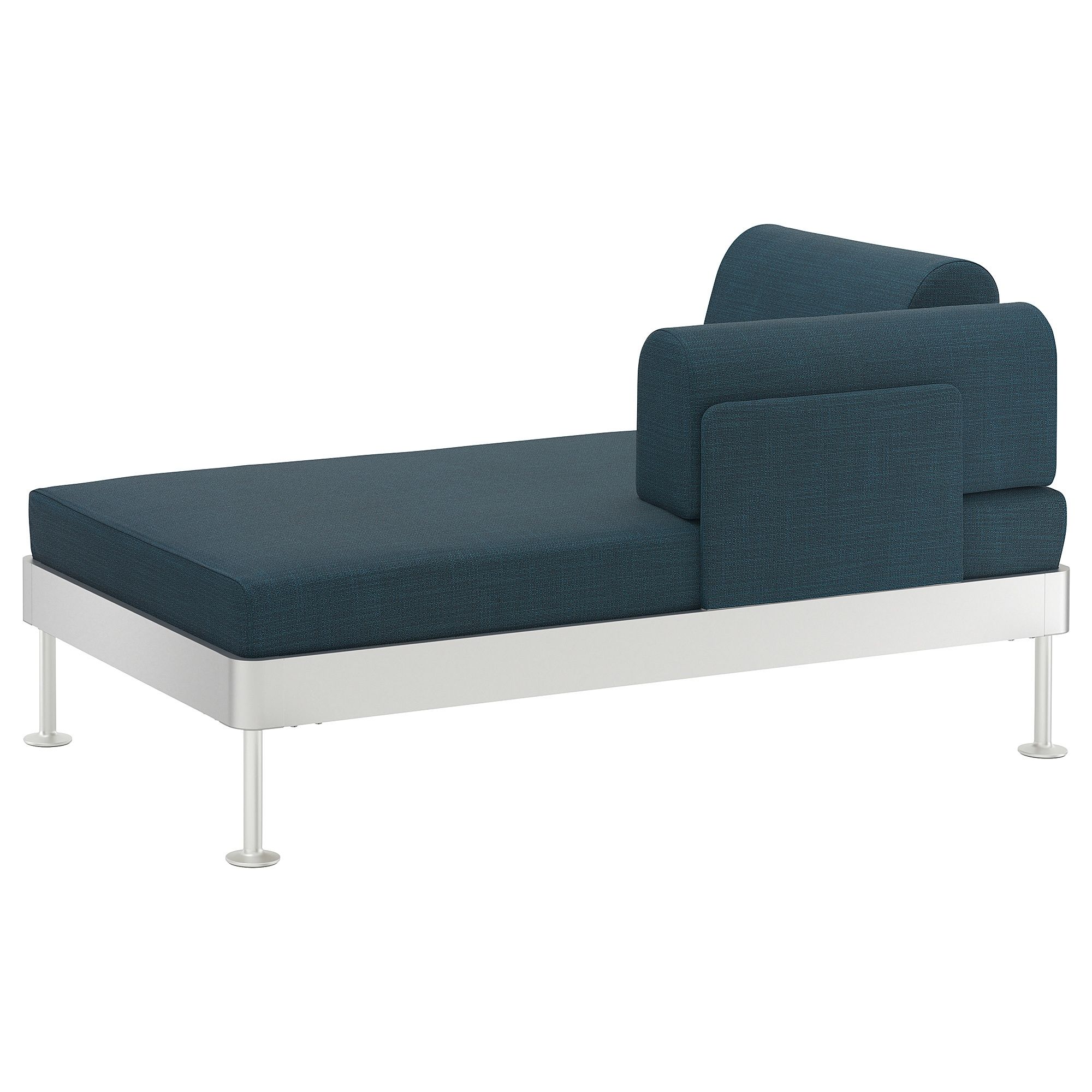 Favorite Delaktig Chaise Longue With Armrest Hillared Dark Blue – Ikea For Ikea Chaise Longues (View 1 of 15)