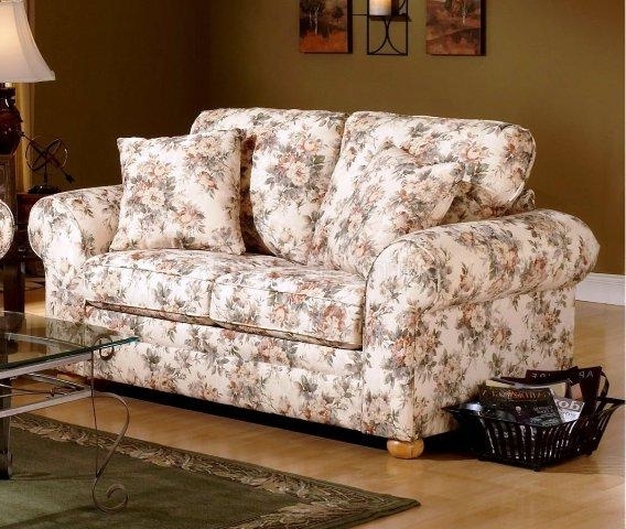 Favorite Floral Sofas And Chairs Throughout 12 Floral Pattern Sofa Designs – Rilane (Photo 1 of 10)