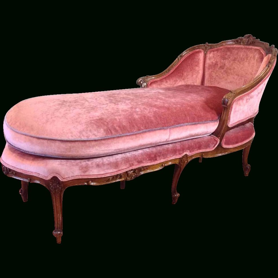 Favorite French Provincial Hand Carved Chaise Lounge Soft Pink Velvet In Pink Chaises (Photo 12 of 15)