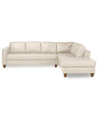 Milano Leather Sectional Sofa, Milano Leather Sectional Sofa 2 Piece