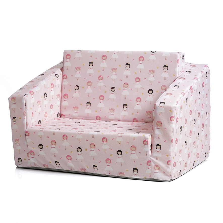 Flip Out Sofa For Kids Intended For Most Recent Adairs Kids – Flip Out Sofa Bed Ballerina – Home & Gifts Furniture (Photo 1 of 10)