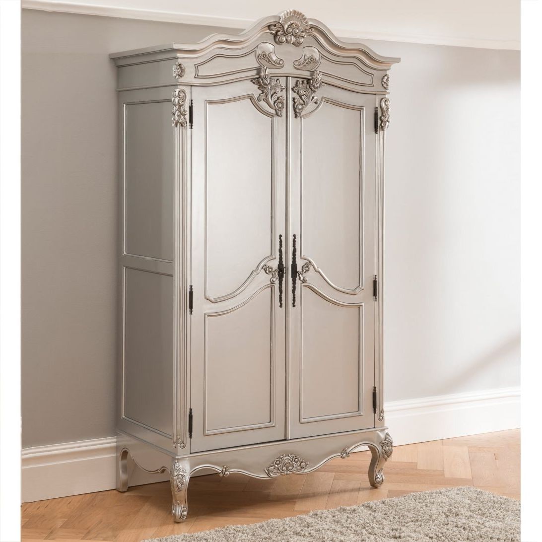 French Style Mirrors Cheap Wardrobes Cream Wardrobe Armoires Doors For Most Popular Cream French Wardrobes (View 6 of 15)