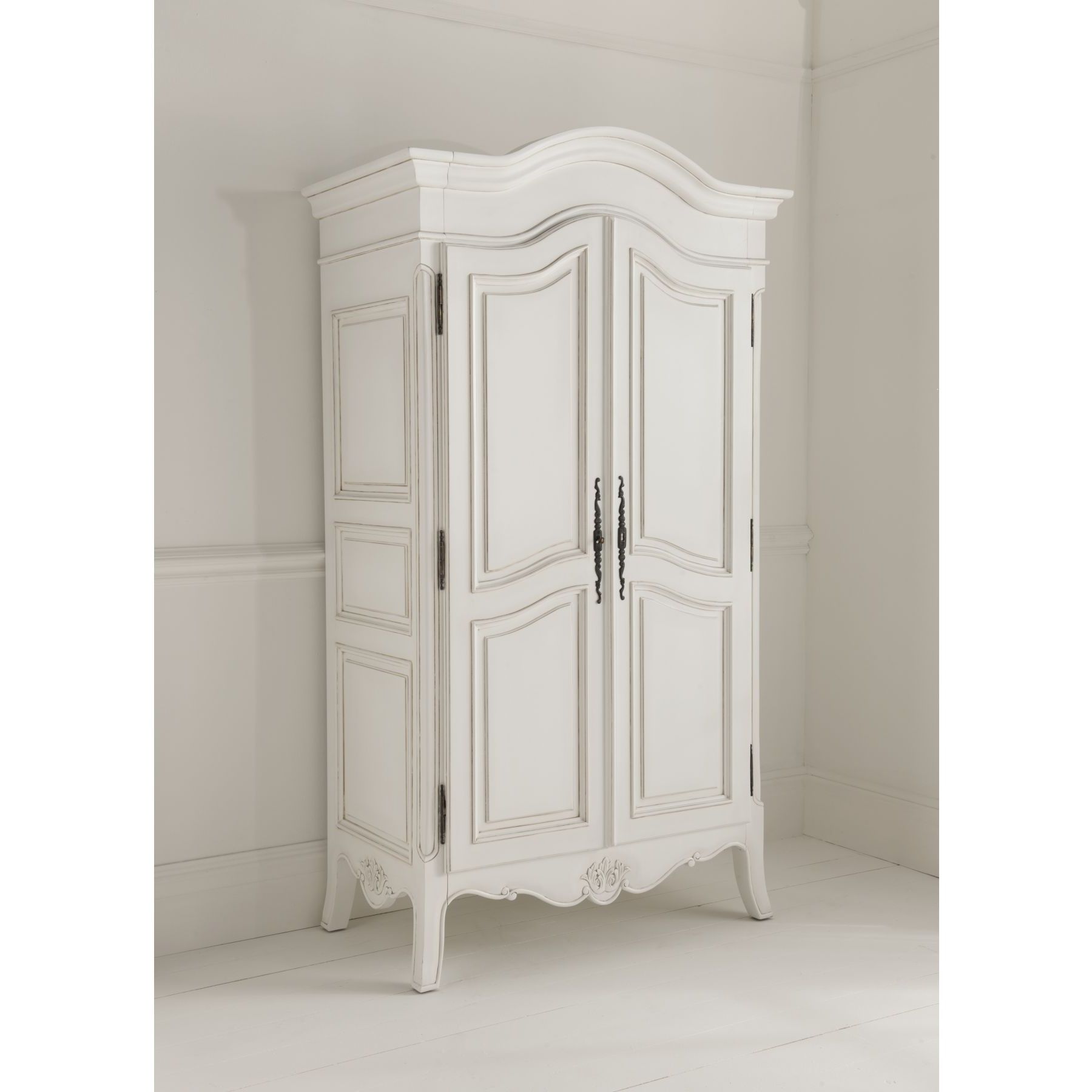 Furniture: Exciting Armoire Wardrobe For Interior Storage Design Pertaining To Trendy Vintage Shabby Chic Wardrobes (View 8 of 15)