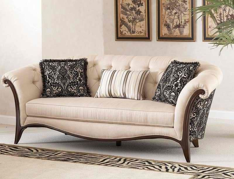 Furniture Sofa Set Wooden New Design: Fabric (View 1 of 10)