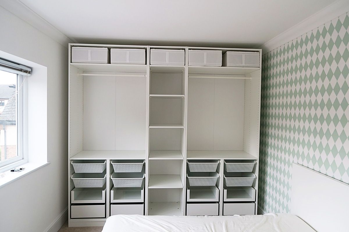 Girls Wardrobes Throughout Most Recent Organising My Girls Wardrobes  Ikea Pax System {home Renovation (Photo 11 of 15)