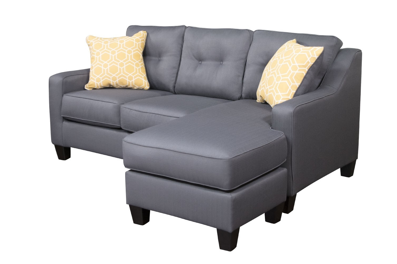 Gray Couches With Chaise Inside Trendy Aldie Gray Sofa Chaise (Photo 12 of 15)