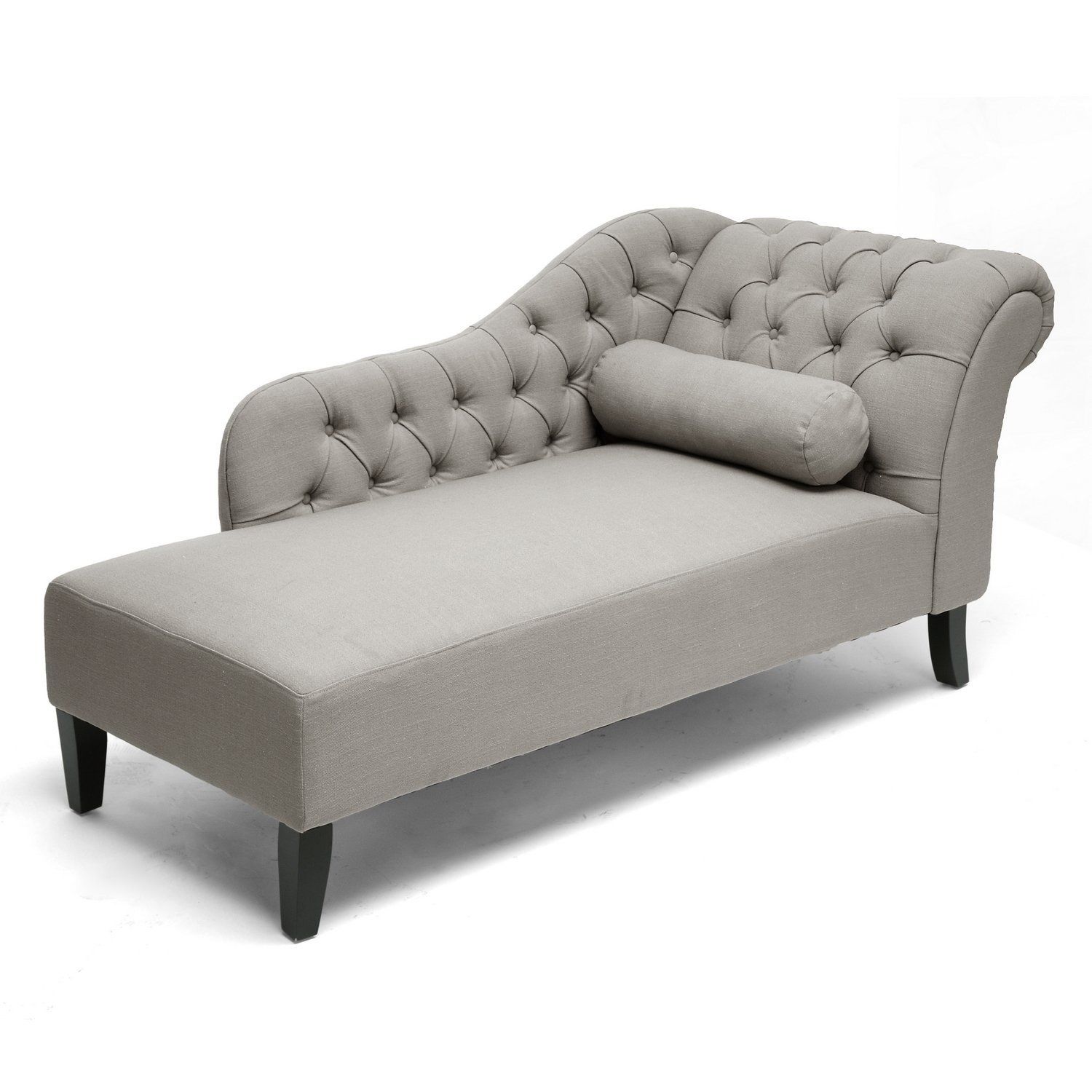Grey Chaise Lounges Regarding Best And Newest Furniture: Grey Leather Chaise Lounge Chair (View 14 of 15)