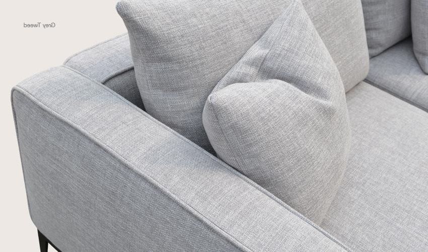Grey Tweed Fabric (View 2 of 10)