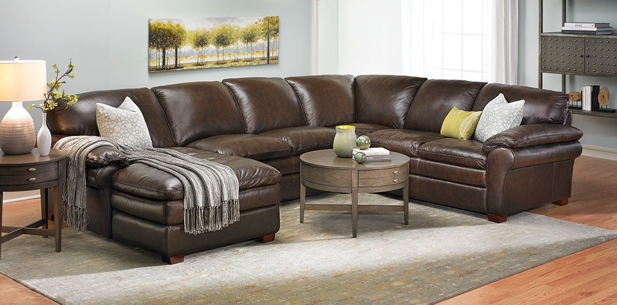 Featured Photo of 10 Best Leather Sectional Sofas