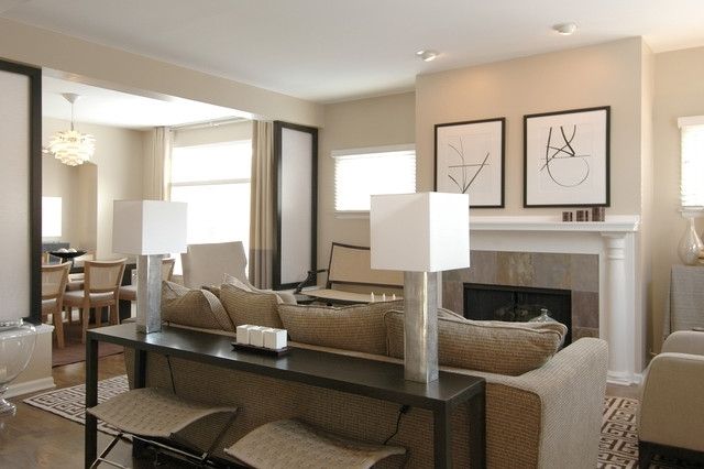 Houzz Throughout Most Popular Sofas With Back Consoles (View 1 of 10)