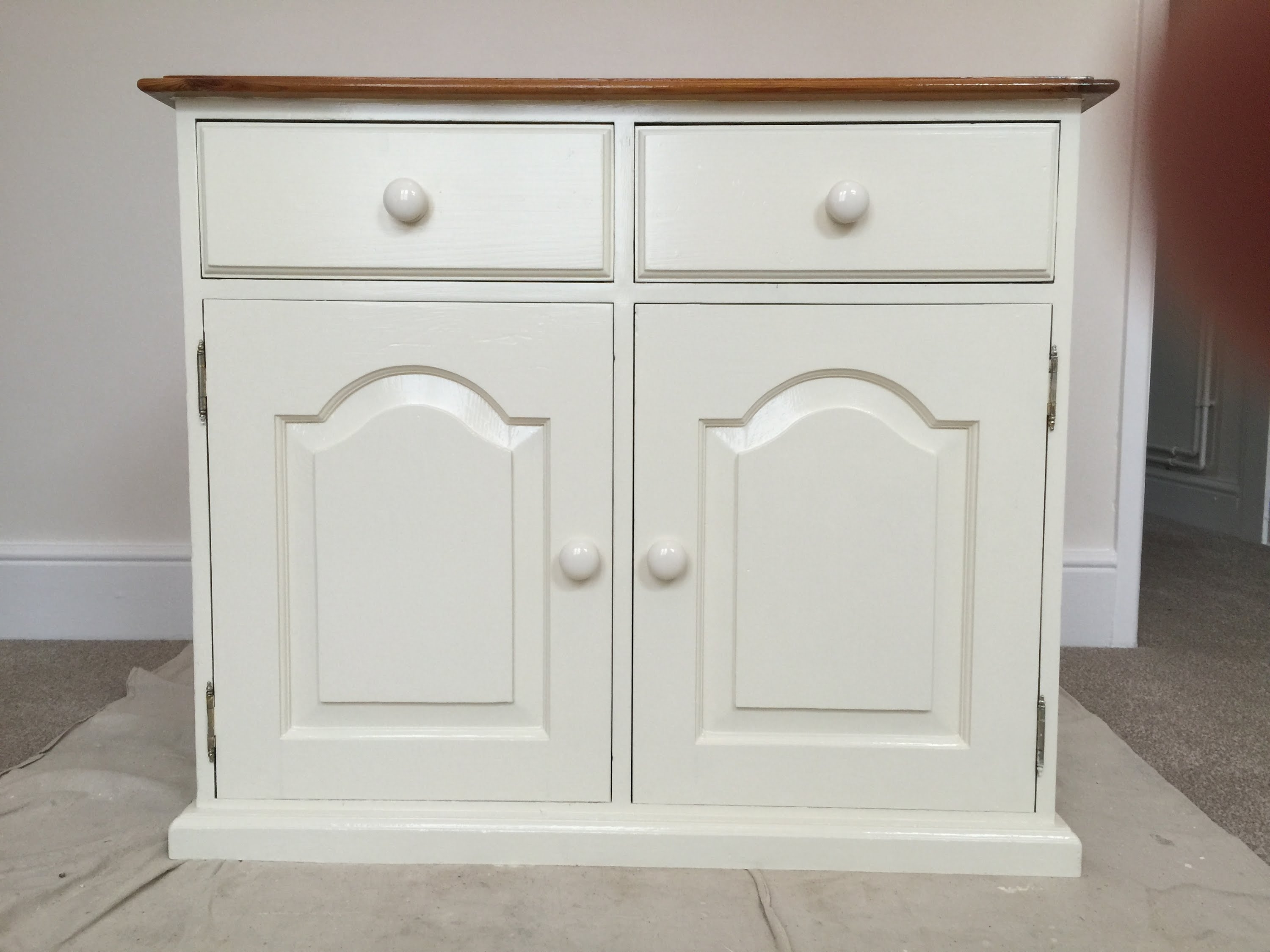 How To Paint Old Pine Furniture, Restoration – Youtube Pertaining To Widely Used White Painted Wardrobes (Photo 7 of 15)