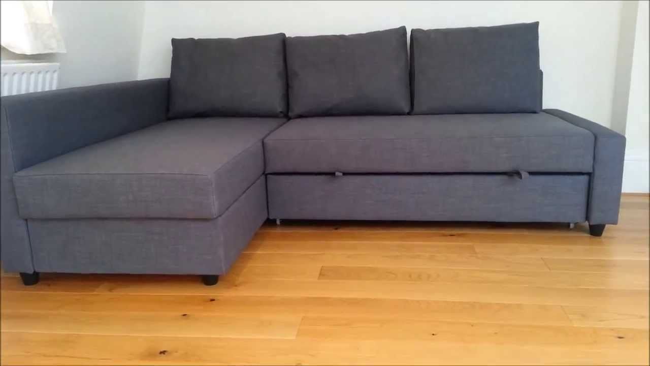 Ikea Sofa Beds With Chaise Within Most Up To Date Ikea Sofa Bed – Youtube (View 1 of 15)