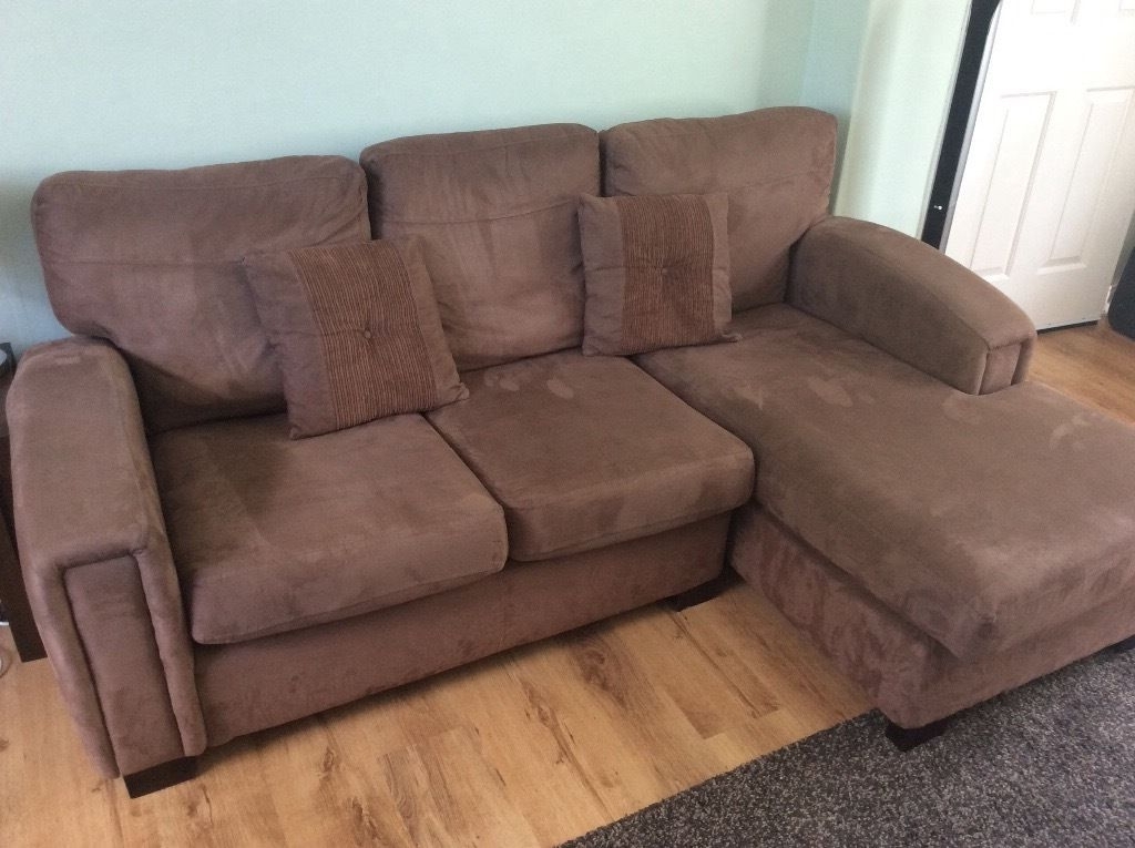 In Dewsbury, West Inside Faux Suede Sofas (Photo 2 of 10)