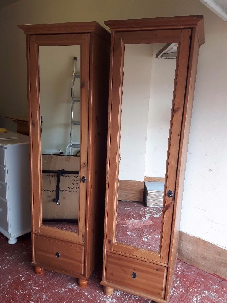In Wishaw, North For 2018 Single Pine Wardrobes (View 5 of 15)